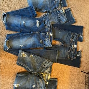 Name brand jean lot of 4